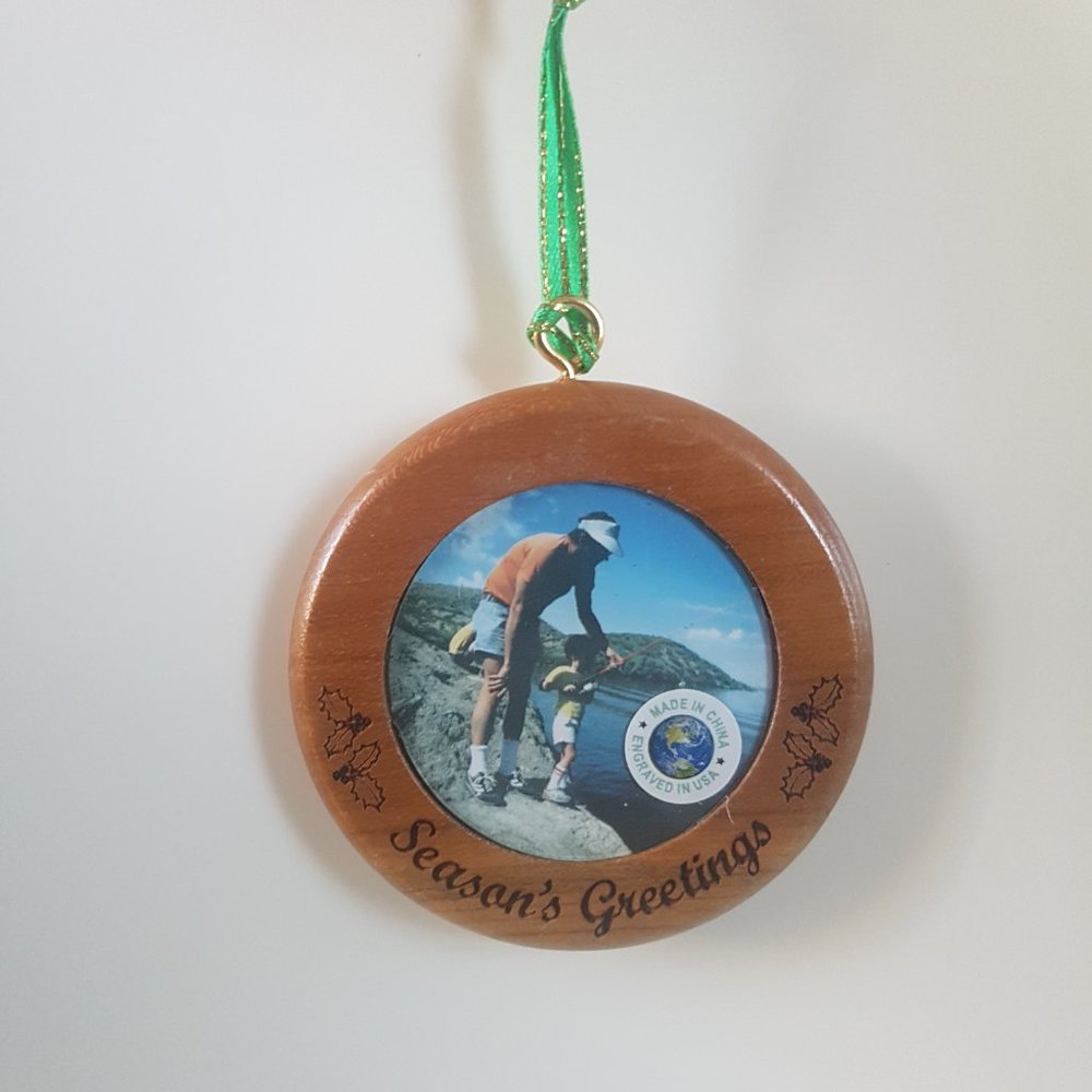 Seasons Greetings Manitoba Agricultural Museum Customizable Photo Ornament